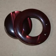 Magnetic Clasp round shiny brown