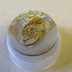 Knopf Kunststoff - 34 mm - beige