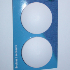 Beziehbare Knöpfe Kunststoff 15 mm