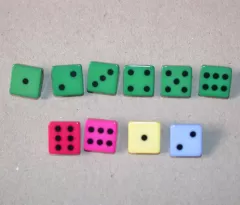 Knopfsatz Kunststoff - 15 mm