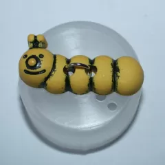 Knopf Kunststoff - 25 x 10 mm