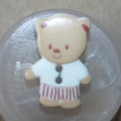 Knopf Kunststoff - 15 mm