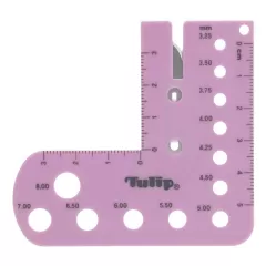 Tulip Needle gauge with Thread Cutter