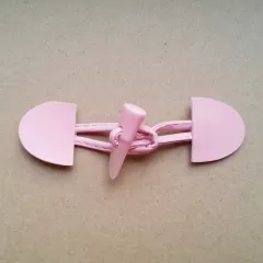 Dufflecoatverschluss rosa - 110 mm