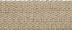 Baumwoll-Gurtband 25 mm - dunkelbeige