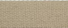 Cotton Webbing Strap 25 mm - dark beige