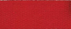 Cotton Webbing Strap 25 mm - red