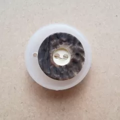 Knopf Hirschhornimitat - 20 mm