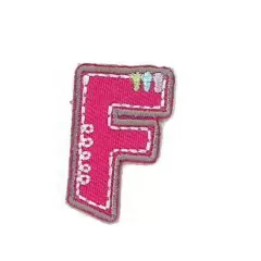 Applique Letter F