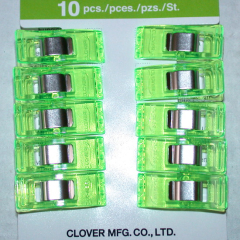 Clover Wonder Clips - Stoffklammern grün