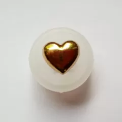 Knopf Goldenes Herz