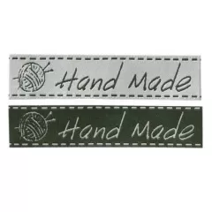 Fabric Label - "Hand made"
