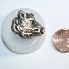 Knopf Keilerkopf - Metall