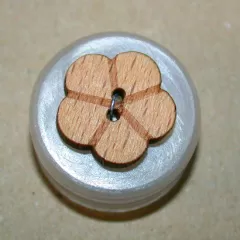 Knopf Holz - 15 mm