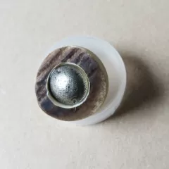 Knopf Metall/ HH-Imitat - 23 mm