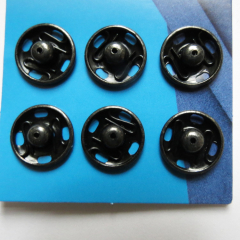 Druckknöpfe 15 mm - schwarz