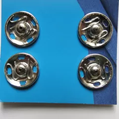 Druckknöpfe 17 mm - silberfarben