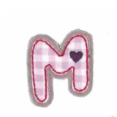 Applique Letter M
