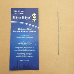 HiyaHiya Rundstricknadel Steel 1,0 - 80 cm