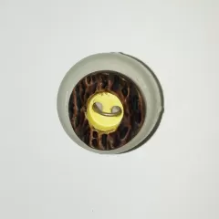 Knopf Hirschhornimitat - 15 mm