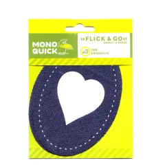 Patches Oval with Heart