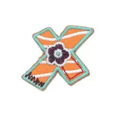 Applique Letter X
