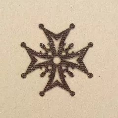 Applique Heart - pink