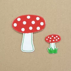 Applique Apple and Worm