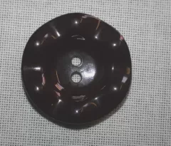 Knopf Kunststoff - gewellt groß