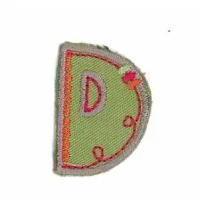 Applique Letter D