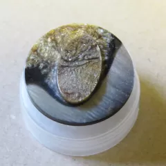 Knopf Kunststoff - 34 mm - anthrazit