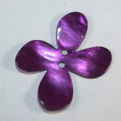 Knopf Perlmutt - 30 mm - lila