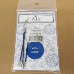 ChiaoGoo X-Flex Cable blue - S 5 cm