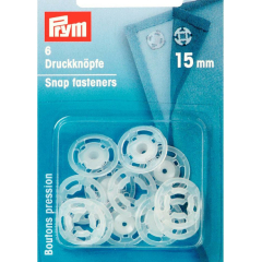 Druckknöpfe 15 mm - Kunststoff