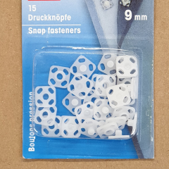 Druckknöpfe 15 mm - Kunststoff