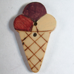 Knopf Cocos - 24x12 mm