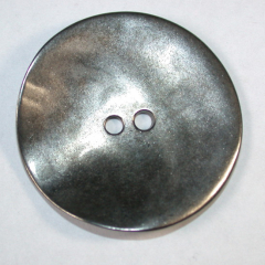 Knopf Metall altsilber - 40 mm