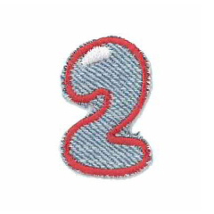 Applique Number 2