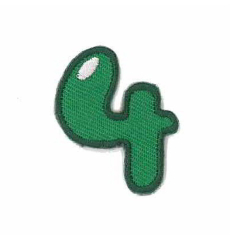 Applique Number 4