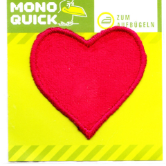Applique Velour Heart