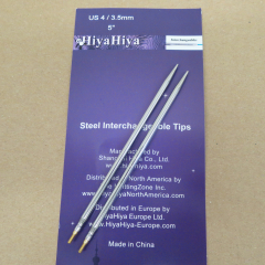 HiyaHiya 5" Tips Steel 3,0 (US 2.5)