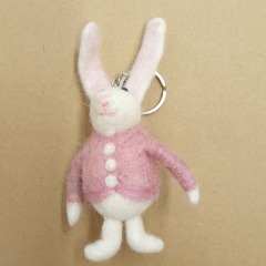 Jim Button Keychain - Bunny Pinki