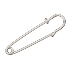 Kilt Pin small silver