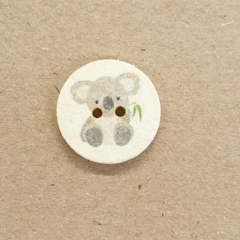 Knopf Baumwollrecycling - 18 mm
