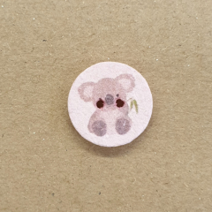 Knopf Baumwollrecycling - 18 mm