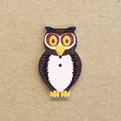 Knopf Holz - 32 x 20 mm