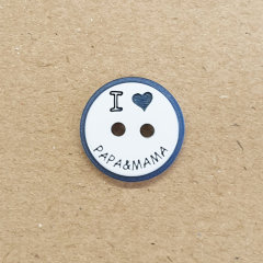 Knopf Kunststoff - 15 mm