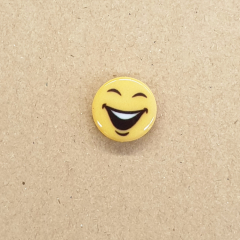 Knopf Kunststoff - Smiley 1