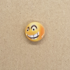 Knopf Kunststoff - Smiley 3