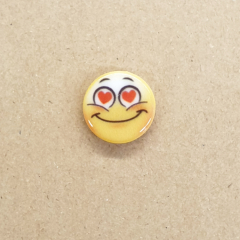 Knopf Kunststoff - Smiley 5
